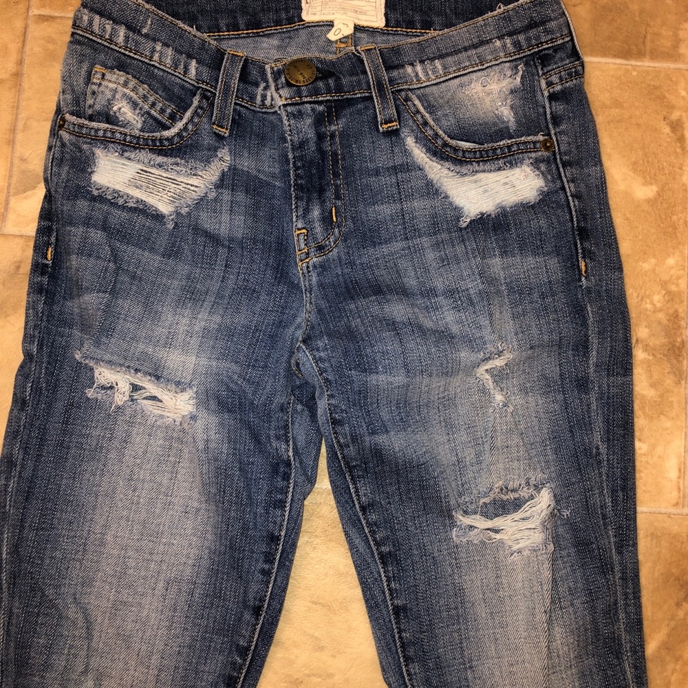 Current/Elliott Ripped Jeans - Picture 3 of 5